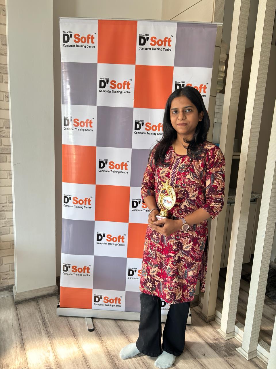 Mansi Wanaskar placed at Infosys through D'SOFT Nagpur